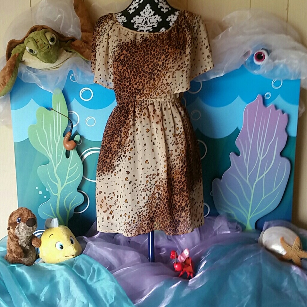 Panther Pattern print summer dress
